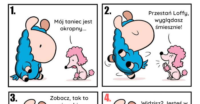 Dobrze ci idzie! :) 22 uroczych komiksów z udziałem niebieskiej lamy Loffy