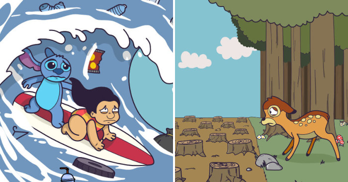 Jak katastrofy ekologiczne wpłyną na te słynne postacie? 16 mocnych komiksów od Baptmana!